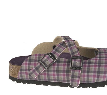 Birkis Check Colored Clogs