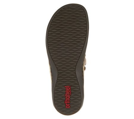 Orthaheel Carla Orthotic Thong Sandals w/ Jewel Detail
