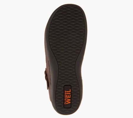 Weil by Orthaheel Deva Orthotic Leather Mule w/Floral Detail