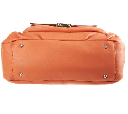 Aimee Kestenberg Leather Sarah Satchel w/Front Pocket