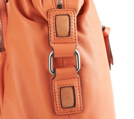 Aimee Kestenberg Leather Sarah Satchel w/Front Pocket