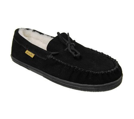 Brumby Mens Moccasin Sheepskin Slipper - A194301