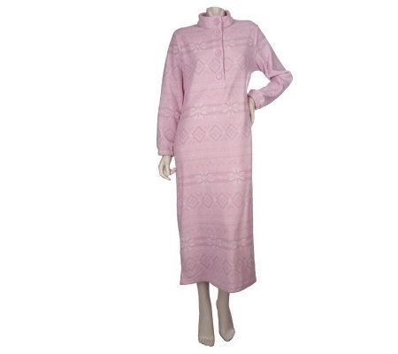 Stan Herman Fair Isle Brushed Back Terry Lounger - A218401