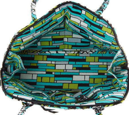 Vera Bradley Signature Print Bowler Handbag