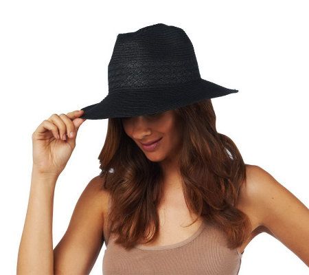 Luxe Rachel Zoe Straw Panama Hat - A223901