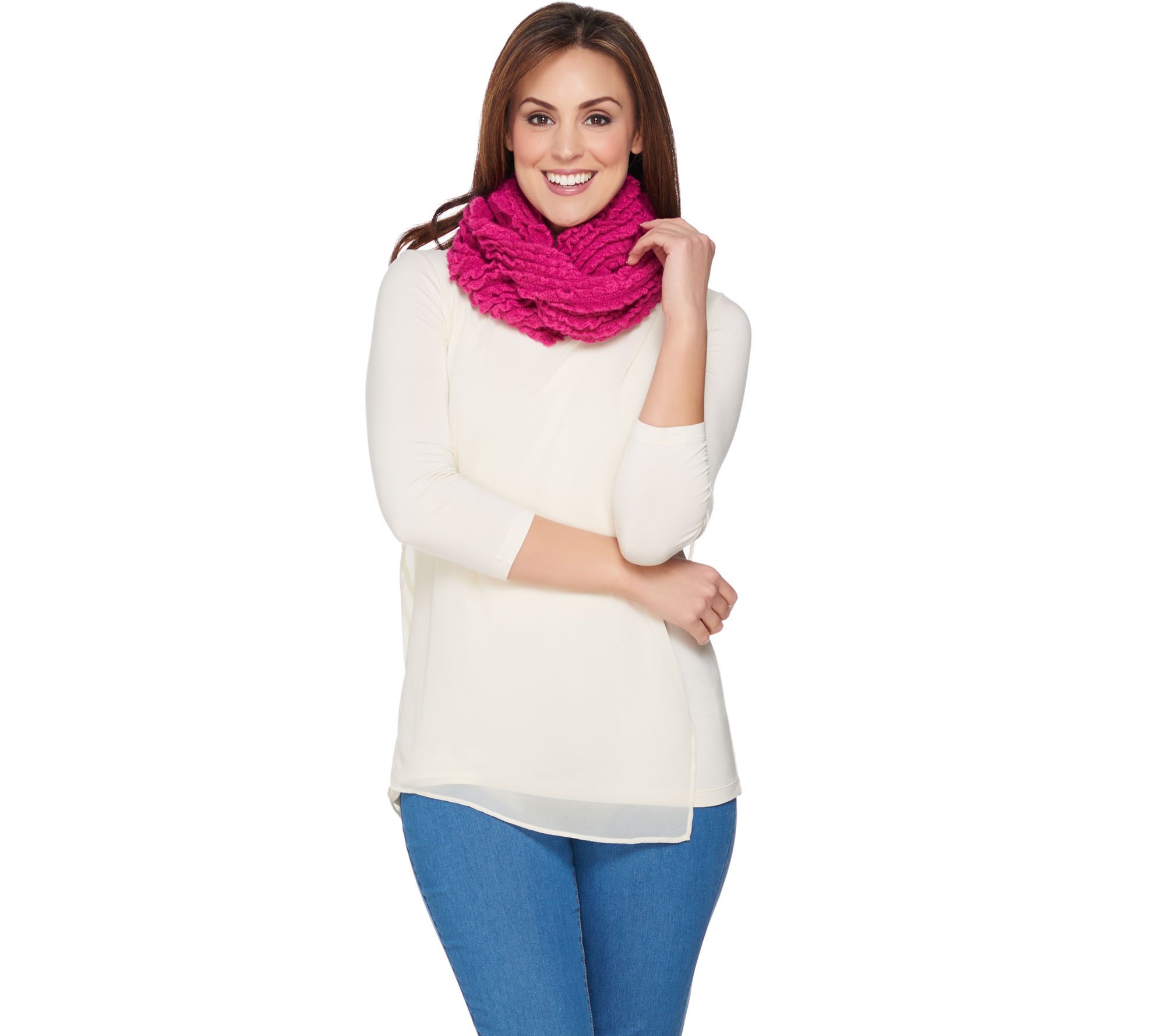 After the Rain All-over Mini Ruffle Eternity Scarf - A227501