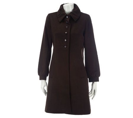 George Simonton Fully Lined Coat with Seam Detail - A227601