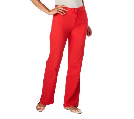 Isaac Mizrahi Live! Icon Grace Stretch Wide Leg Pants - A227801