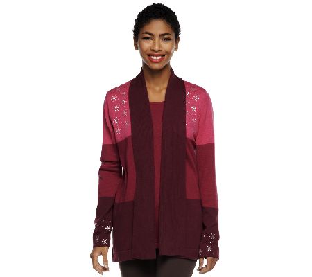 Quacker Factory Colorblock Duet w/Sparkle & Shine Detail - A229301