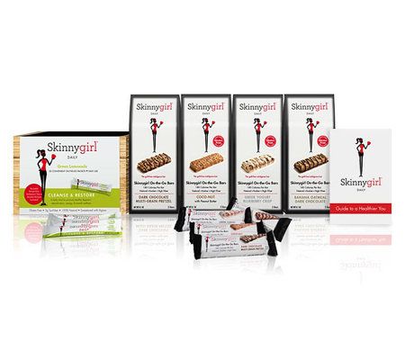 Skinnygirl Daily Cleanse & Restore Kit with Snack Bars - A232801