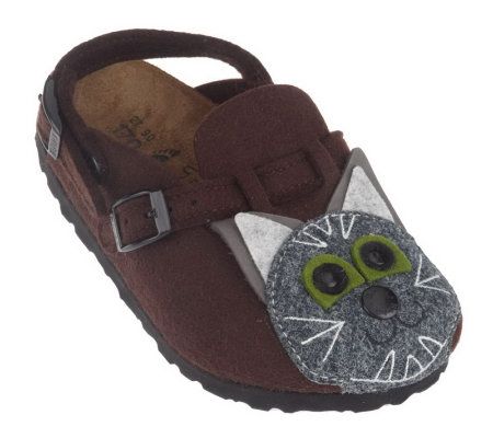 Birkis Wool Animals Kids Double Strap Clogs - A204102