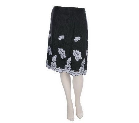 As Is Focus by Shani Sheer Layer Skirt with Flower - A233002