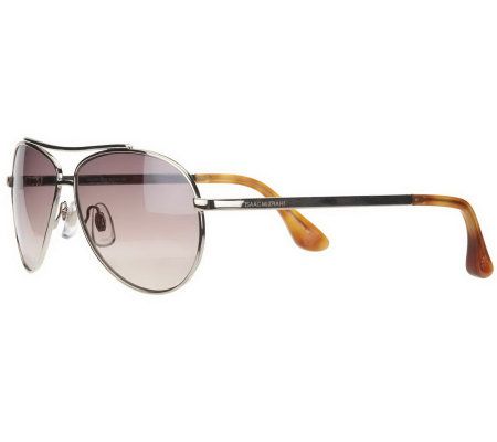 Isaac Mizrahi Live! Classic Aviator Sunglasses - A233602