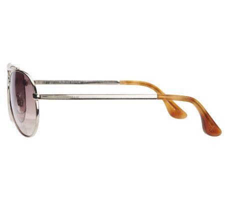 Isaac Mizrahi Live! Classic Aviator Sunglasses