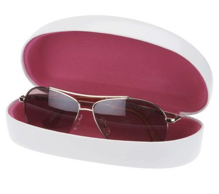 Isaac Mizrahi Live! Classic Aviator Sunglasses