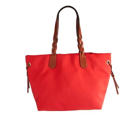 Dooney & Bourke Nylon Shopper with Braided Handles