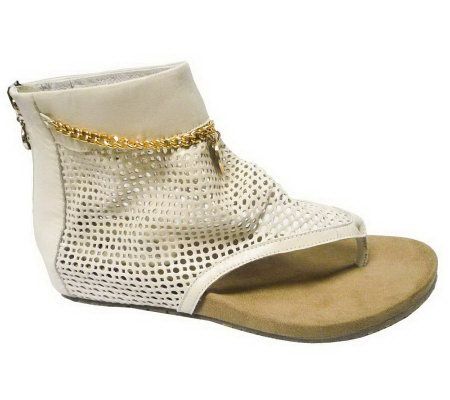 Lamo Sheepskin Leather Sandal - A318902