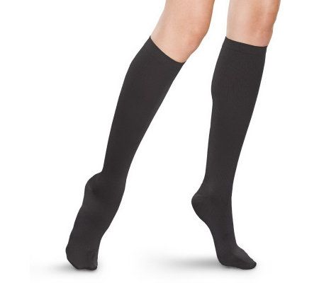 GOGO Ribbed Trouser Socks with Light Gradient Compression - A324102