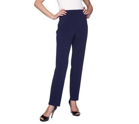 George Simonton Knit Rib Straight Leg Pants - A93002