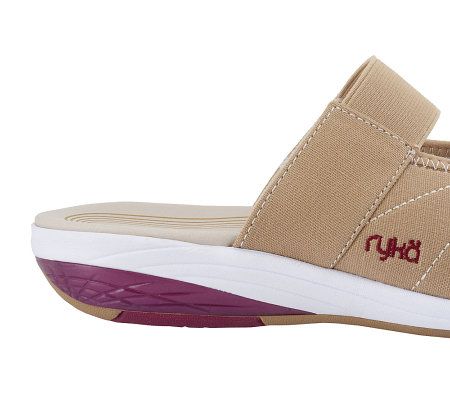 Ryka Canvas Thongs w/Flex Grooves & Visible Technology