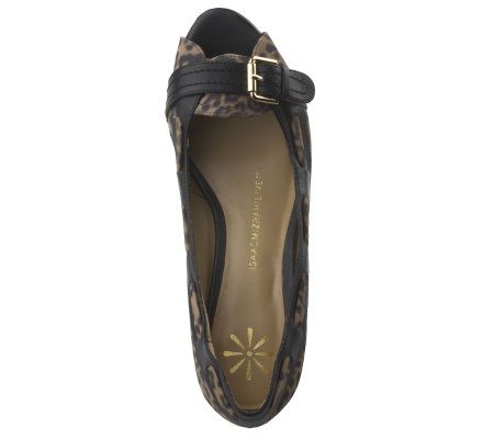 Isaac Mizrahi Live! Peep Toe Kitten Heels