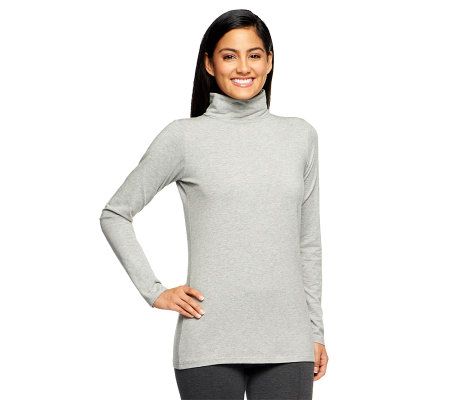 Isaac Mizrahi Live! Essentials Long Sleeve Turtleneck - A229303