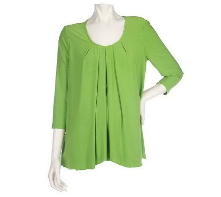 As Is Effort less Style by Citiknits 3/4 Sleeve Top - A230003