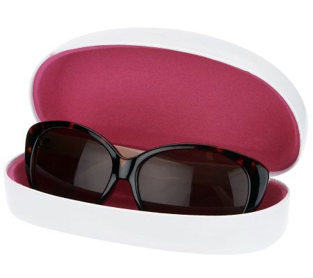 Isaac Mizrahi Live! Modified Cat Eye Sunglasses