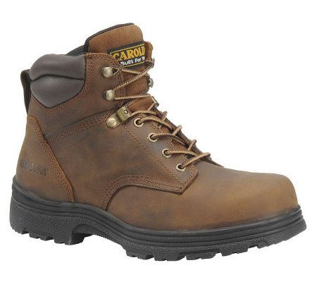 Carolina Boots Mens 6 Waterproof Steel Toe Work Boots - A321103
