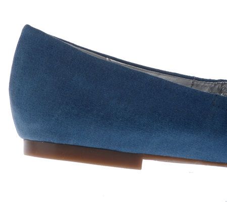 KathyVanZeeland Ballerina Flats with Stone Ornaments