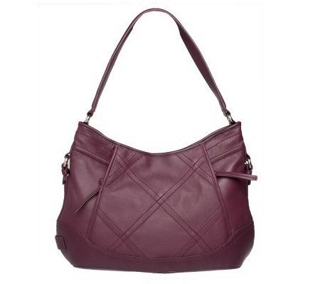Tignanello Glove Leather Hobo Bag with Stitching - A219104