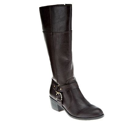 LifeStride Wrangler Tall Shaft Boots with Buckle Detail - A227704