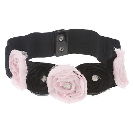 TABEEZ Rosette Stretch Belt - A231404