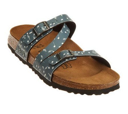 Birkis Salina Music Notes Sandals with Adj. Buckles - A232604
