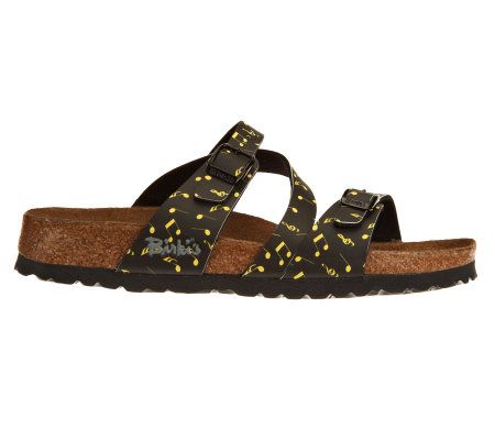 Birkis Salina Music Notes Sandals with Adj. Buckles