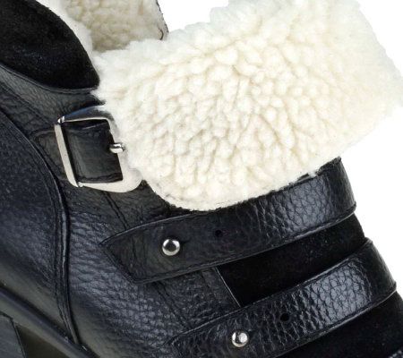 Earth Mistral Leather Ankle Boots