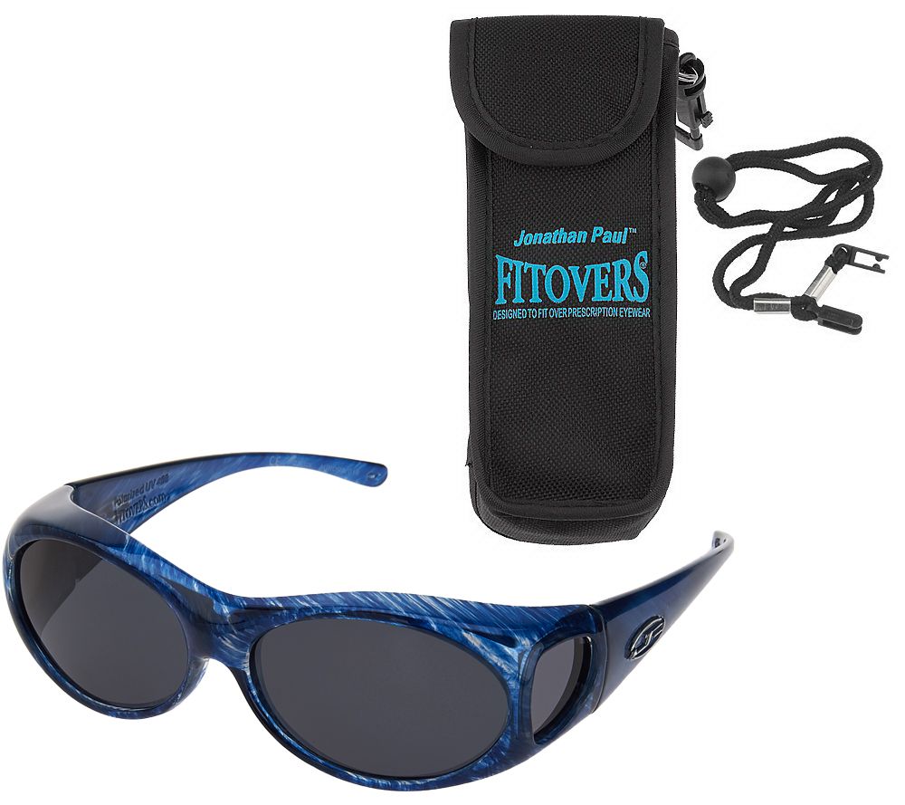 Fitover Fashion Frame Polarized Sunglasses w/ Carrying Case - A81504