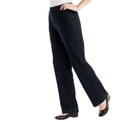 Denim & Co. How Fitting! Tummy Slimming Tall Trouser Jeans - A211805