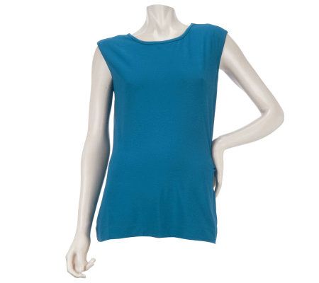 George Simonton Scoopneck Extended Shoulder Top - A222205