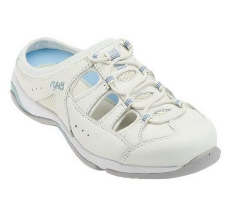 Ryka Fishermule Slide with Bungee & Cutout Detail - A222805