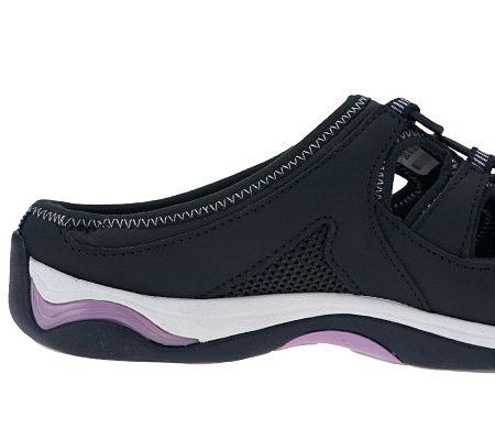 Ryka Fishermule Slide with Bungee & Cutout Detail