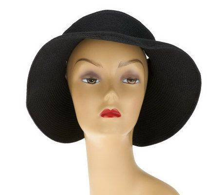 San DiegoHatCo. UPF 50 Roll-up Adjustable Visor w/ Wide Brim - A224905