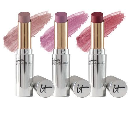 It Cosmetics Vitality Lip Flush Lipstick Butter Trio