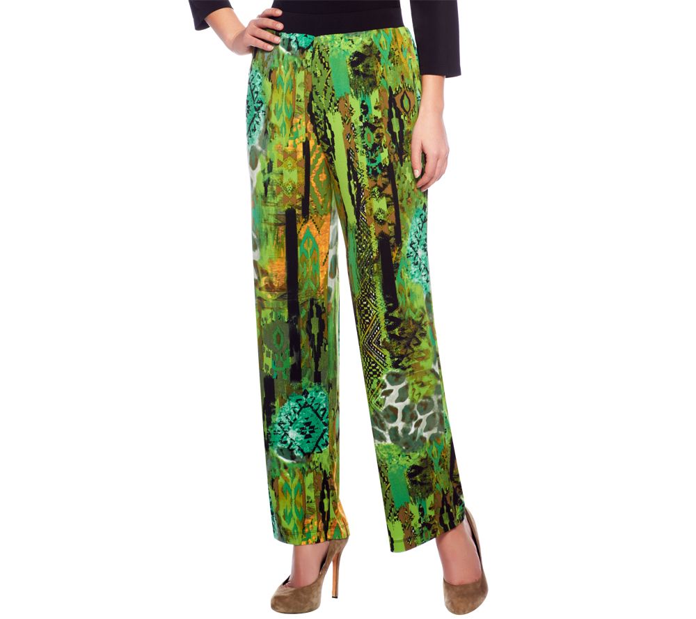 George Simonton Petite Printed Milky Knit Pants with