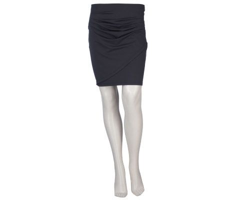 K-DASH by Kardashian Knit Skirt with Pleating Detail - A214306