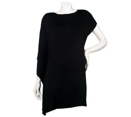 Kris Jenner Kollection Scoopneck Knit Tunic with Novelty Detail - A222806