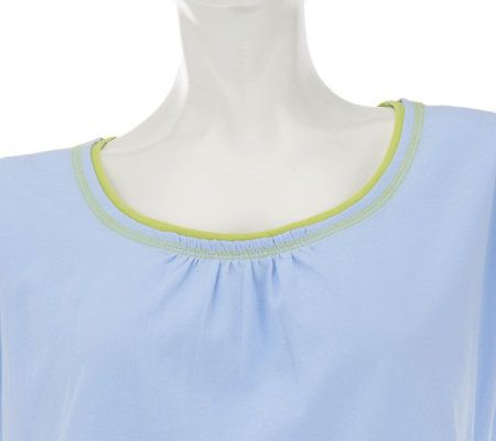 Stan Herman Butterflies Cotton Jersey 2 Piece Pajama Set