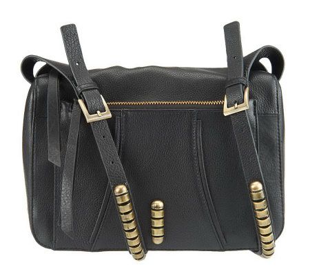 Kelsi Dagger Stellan Pebble Leather Crossbody with Adj. Strap - A232806