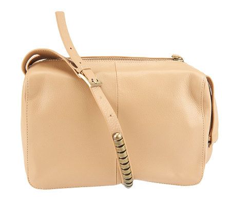 Kelsi Dagger Stellan Pebble Leather Crossbody with Adj. Strap