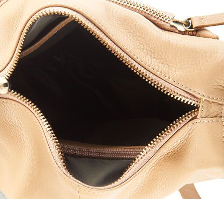 Kelsi Dagger Stellan Pebble Leather Crossbody with Adj. Strap